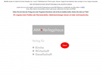 aim-verlagshaus.de Webseite Vorschau
