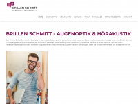 brillenschmitt.de Webseite Vorschau