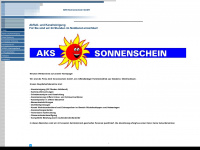 aks-sonnenschein.de Webseite Vorschau
