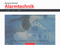 alarmtechnik-kempf.de Webseite Vorschau