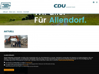 cdu-allendorf-eder.de Webseite Vorschau