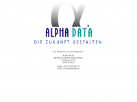 alpha-data.de Webseite Vorschau
