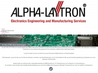 alpha-laytron.de Webseite Vorschau