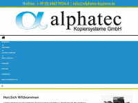 alphatec-kopierer.de Webseite Vorschau