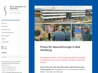 neurochirurgie-badhomburg.de Webseite Vorschau