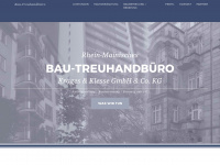 bau-treuhandbuero.de Webseite Vorschau