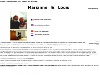 marianne-louis.be Webseite Vorschau
