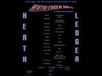 heathledger.info Webseite Vorschau