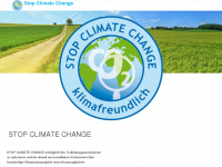 stop-climate-change.de Webseite Vorschau