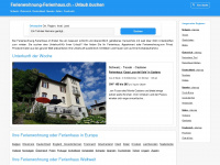 ferienwohnung-ferienhaus.ch Webseite Vorschau