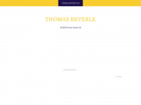 thomas-beyerle.de Webseite Vorschau