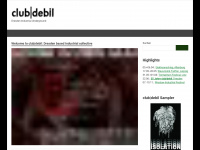 club-debil.com Webseite Vorschau