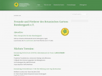 freundeskreis-botanischer-garten-rombergpark.org Webseite Vorschau