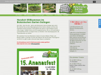 botanischer-garten-solingen.de Webseite Vorschau
