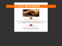 lorey-maschinenbau.de Webseite Vorschau