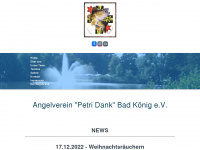 angelverein-bad-koenig.de Webseite Vorschau
