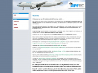 apf-reisen.de Webseite Vorschau