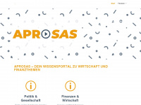 aprosas.de Webseite Vorschau