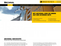 archinal-wetter.de Webseite Vorschau