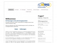 arg-automobile.de Webseite Vorschau