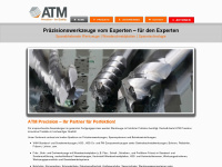 atm-precision.com Webseite Vorschau