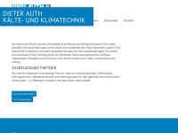 auth-kaeltetechnik.de Webseite Vorschau