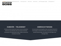 autohaus-goss.de Webseite Vorschau