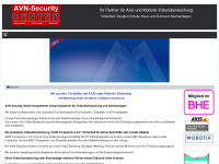 avn-security.com Webseite Vorschau