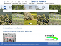 biebertal.de Webseite Vorschau