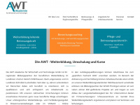 awt-akademie.de Webseite Vorschau