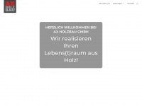 ax-holzbau.de Webseite Vorschau