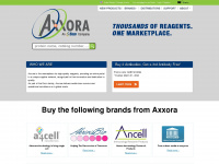 axxora.com Webseite Vorschau