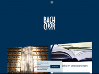 bachchor.de Webseite Vorschau