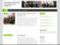 promusicasacra.de Webseite Vorschau