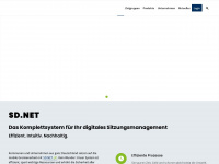 sitzungsdienst.net Webseite Vorschau