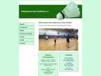 badmintonclub-hofheim.de Webseite Vorschau
