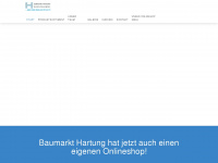 baumarkt-hartung.de Webseite Vorschau