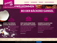 baeckerei-gangel.de Webseite Vorschau