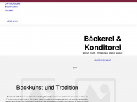 baeckerei-kolb.de Webseite Vorschau