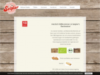 baeckerei-seipler.de Webseite Vorschau