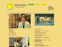 baerbel-dekor.de Webseite Vorschau