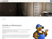 baer-sanitaer.de Webseite Vorschau