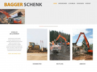 bagger-schenk.de Webseite Vorschau