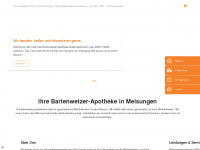 bartenwetzer-apotheke.de Webseite Vorschau