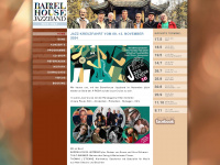barrelhouse-jazzband.com Webseite Vorschau