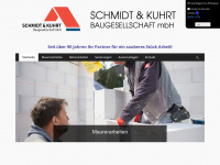 schmidt-kuhrt-bau.de Webseite Vorschau