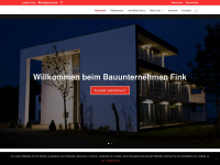 bau-fink.de Webseite Vorschau