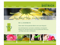 baumschule-dietrich.de Webseite Vorschau