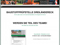 baustoffpruefstelle.com Webseite Vorschau