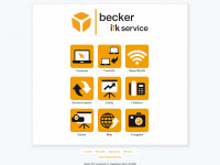 becker-itk.de Webseite Vorschau